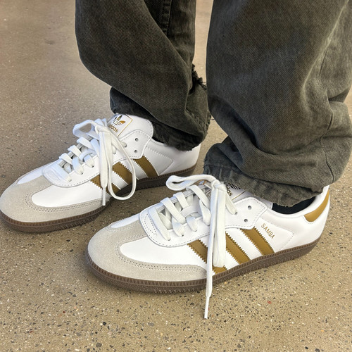 Adidas 三叶草 SAMBA OG 男女经典复古德训鞋低帮休闲板鞋 JH8796