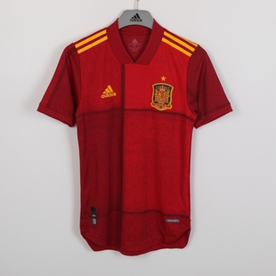 主場短袖 adidas 男子西班牙歐洲杯球員版 足球服 阿迪達(dá)斯 FI6250