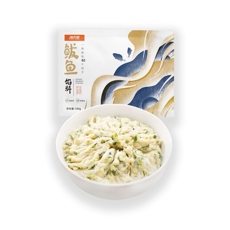鲅鱼饺子馅500g*4解冻即包