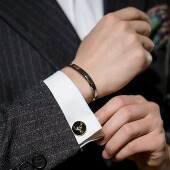 北欧瑞典小众skultuna衬衣手镯皇室品牌轻奢情侣礼物男女饰品