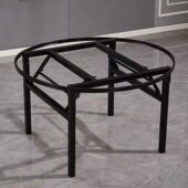 折叠桌架 活动桌支架 餐桌脚 酒店大圆桌方桌折叠架餐桌腿 便携式