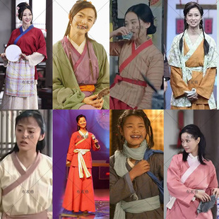 武林外传影视古装郭芙蓉同款古装老百姓掌柜古装古代群演店小二服