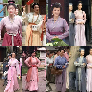 影视古装女士古代百姓丫鬟唐朝宋朝明朝村民奴婢侍女佣人演出服