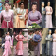 影视古装 女士古代百姓丫鬟唐朝宋朝明朝村民奴婢侍女佣人演出服