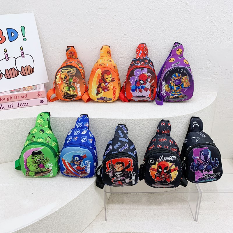 可爱卡通帆布小包儿童胸包
