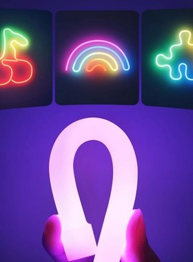 Govee Neon Lights 2 霓虹灯效果智能灯条 LED 室内灯带自由造型