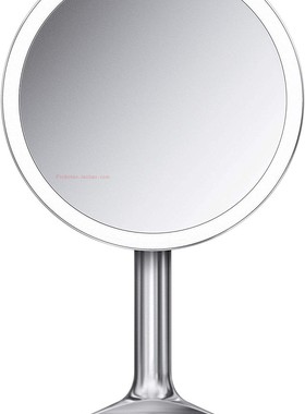 Simplehuman 化妆镜8 英寸圆形感应亮度模拟光源.