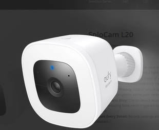 美国Ring SoloCam L20 室外泛光摄像头600流明120天锂电池