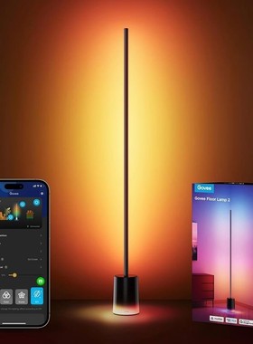 Govee Floor Lamp 2 二代黑色智能转角落地灯 RGBIC 幻彩氛围灯