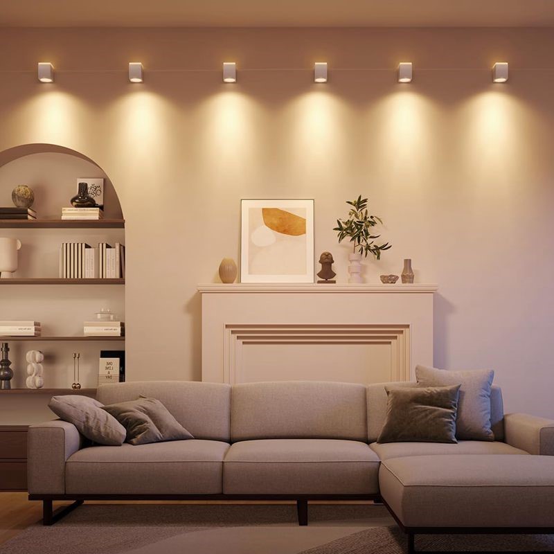 Govee Cube 智能 RGB 幻彩立方体壁灯 灯光同步音乐变换效果背景