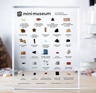 创意礼品Mini Museum迷你博物馆 玻璃摆件 青少年礼品.