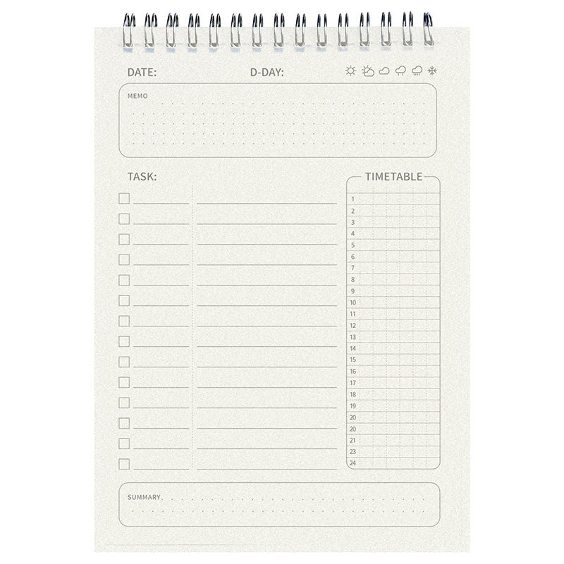 学生每日计划本学习时间管理日程本商务办公自律打卡本横线笔记本,文具电教/文化用品/商务用品,手帐/日程本/计划本,淘宝优惠券,粉丝福利购,淘宝优惠卷