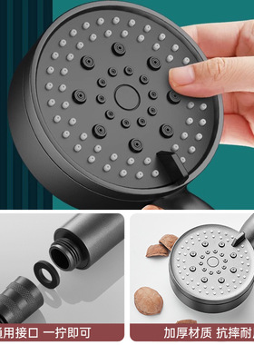 增压花洒喷头过滤淋浴套装家用CNAS超强水龙头浴室热水器沐浴新款