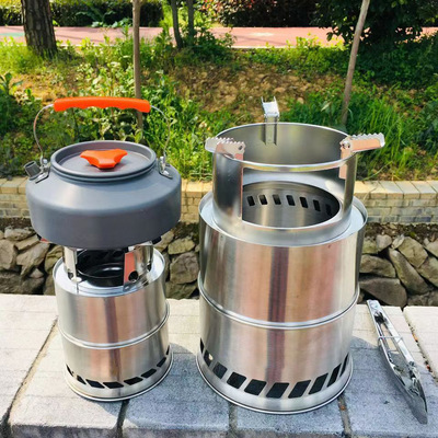 户外风机柴火炉猛火便携式露营