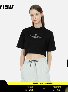 EVISU KURO  女士凸印Logo短袖卫衣2ESGNW3SW452BZCT