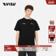 男士 EVISU KURO 海鸥刺绣圆领T恤