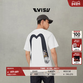 EVISU福神2025秋男士 达摩大M印花T恤2EAHTM5TS1187XXCT