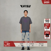 口号印花短袖 EVISU福神 男士 T恤2ESHTM5TS7065RXCT
