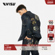 EVISU 外套 潮流运动牛仔短款 男士 织锦贴布时尚