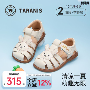 可爱镂空编织女宝宝公主鞋 泰兰尼斯凉鞋 包头软底童鞋 新款 女童夏季