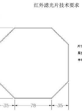 红色玻璃 长波通滤光片 HB650 148*148*2mm