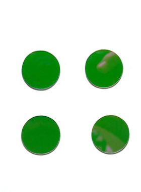 500nm 窄带滤光片 带宽40nm 486-526 透过 青蓝色 各种尺