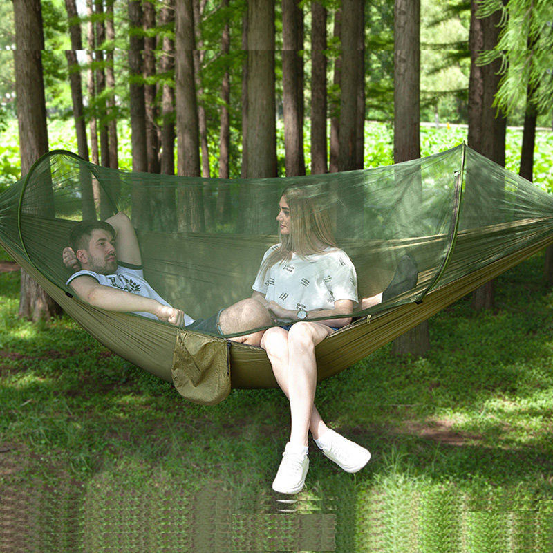 新款户外便携单双人尼龙布野营蚊帐防蚊吊床秋千吊椅室内外两用在类目 户外/登山/野营/旅行用品, 户外休闲家具, 吊床中 - 来自Buy2taobao.com提供专业的淘宝代购服务