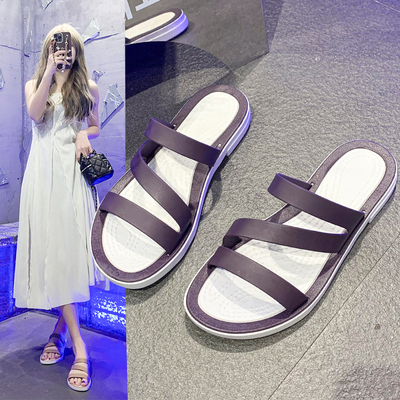 防滑果冻鞋拖鞋孕妇鞋沙滩鞋