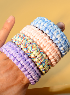 战术手环伞绳手链diy手工编织户外求生野外生存手环旅游活动礼物