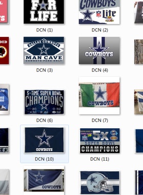 Football Dallas Cowboys Flag达拉斯牛仔球迷俱乐部装饰旗帜挂毯