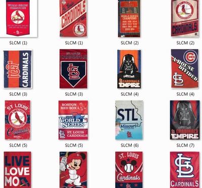 St. Louis Cardinals Baseball Flag圣路易斯红雀队球迷旗帜车旗