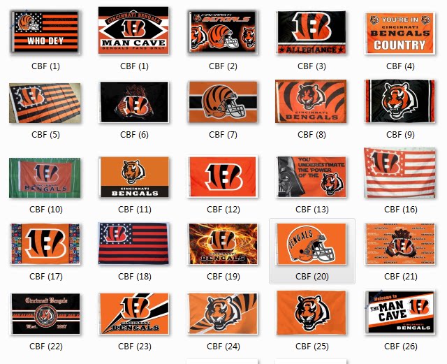 football cincinnati bengals flag辛辛那提猛虎队装饰旗帜挂毯
