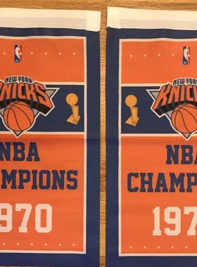 NBA New York Knicks Flag纽约尼克斯队冠军旗帜球迷会场装饰海报