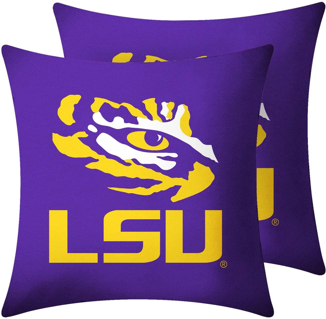 Louisiana State Tigers pillowcase 路易斯安那州老虎队抱枕套