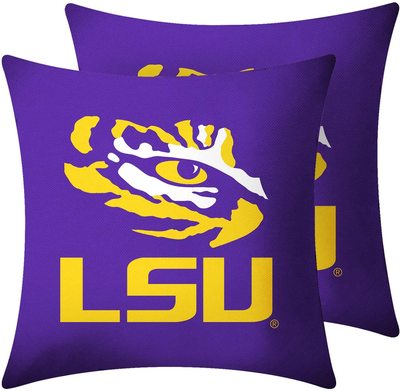 Louisiana State Tigers pillowcase 路易斯安那州老虎队抱枕套
