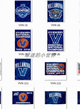 Villanova University Flag维拉诺瓦大学队球迷装饰旗帜