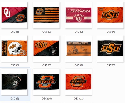 Oklahoma State  House Flag俄克拉荷马州立大学装饰旗帜