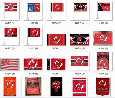 NHL New Jersey Devils Flag新泽西魔鬼队装饰旗帜车旗