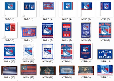 New York Rangers Flag纽约游骑兵队装饰旗帜车旗