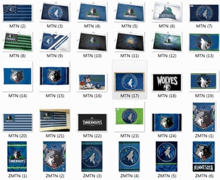 Minnestota Timberwolves Home Flag明尼苏达森林狼球迷旗帜