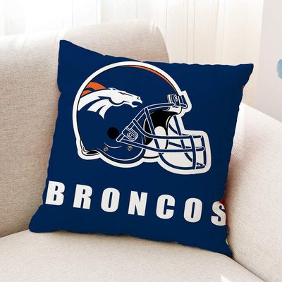 Denver Broncos pillowcase丹佛野马队球迷抱枕套DIY抱枕