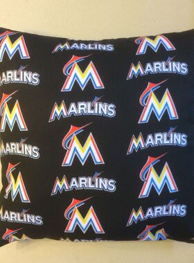Miami Florida Marlins Pillow Cover迈阿密佛罗里达马林鱼抱枕