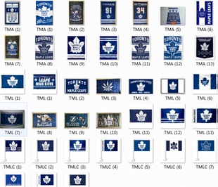 NHL Toronto Maple Leafs Flag多伦多枫叶队球迷会场装饰旗帜车旗