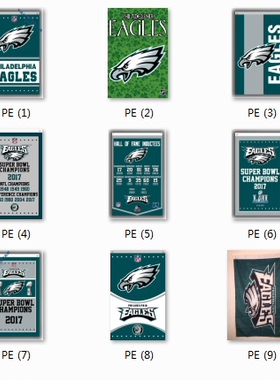 Football Philadelphia Eagles Flag 费城老鹰队户外装饰旗帜挂毯