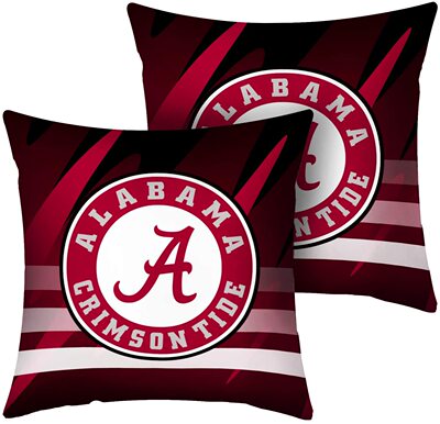 Alabama Crimson Tide pillowcase 阿拉巴马大学 抱枕套DIY抱枕