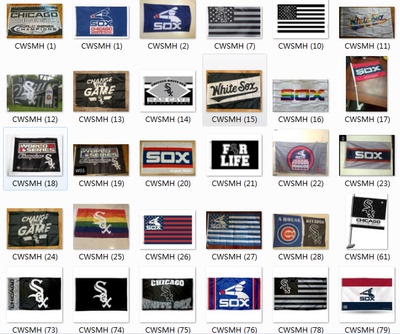Chicago White Sox Logo House Garden Flag芝加哥白袜队旗帜车旗