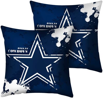 Dallas Cowboys pillowcase达拉斯星牛仔球迷抱枕套DIY抱枕