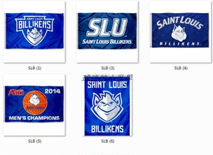St. Louis Billikens Flag圣路易大学名校校旗海报定制