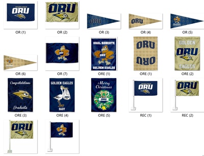 Oral Roberts Eagles College Flag美国大学学院名校装饰旗帜