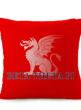 Beta Theta Pi Fraternit定制标志抱枕套DIY抱枕包含枕芯